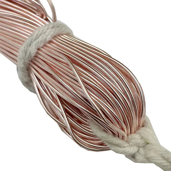 Smooth Dabka 1MM Aari Work Material Wire For Hand Embroidery Blush Pink Color