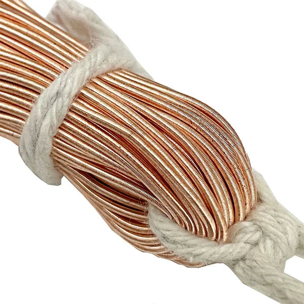 Smooth Kora Dabka 1MM Aari Work Material Wire For Hand Embroidery Matt Dyed Salmon Peach Color