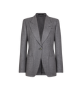 SINGLE BREASTED PEAK LAPEL CASHMERE JACKET