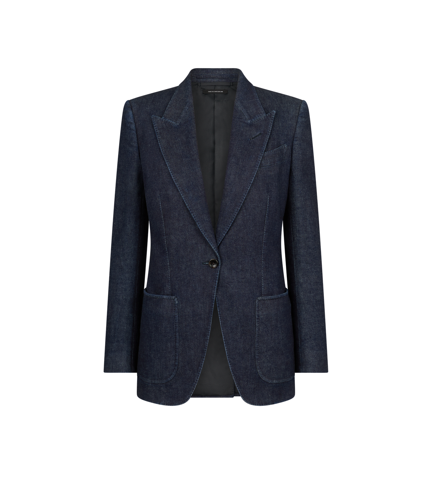 SINGLE BREASTED PEAK LAPEL JACKET