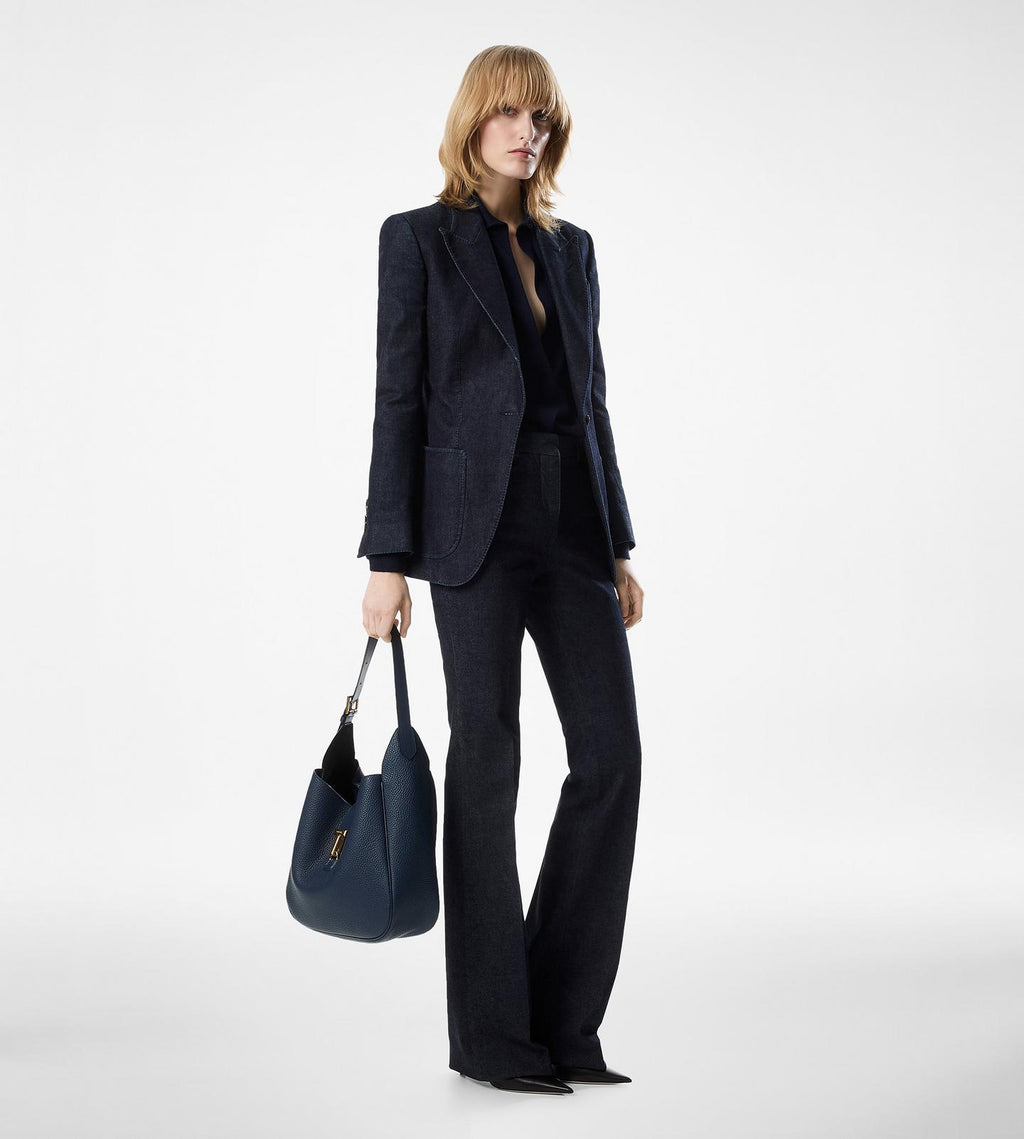 SINGLE BREASTED PEAK LAPEL JACKET