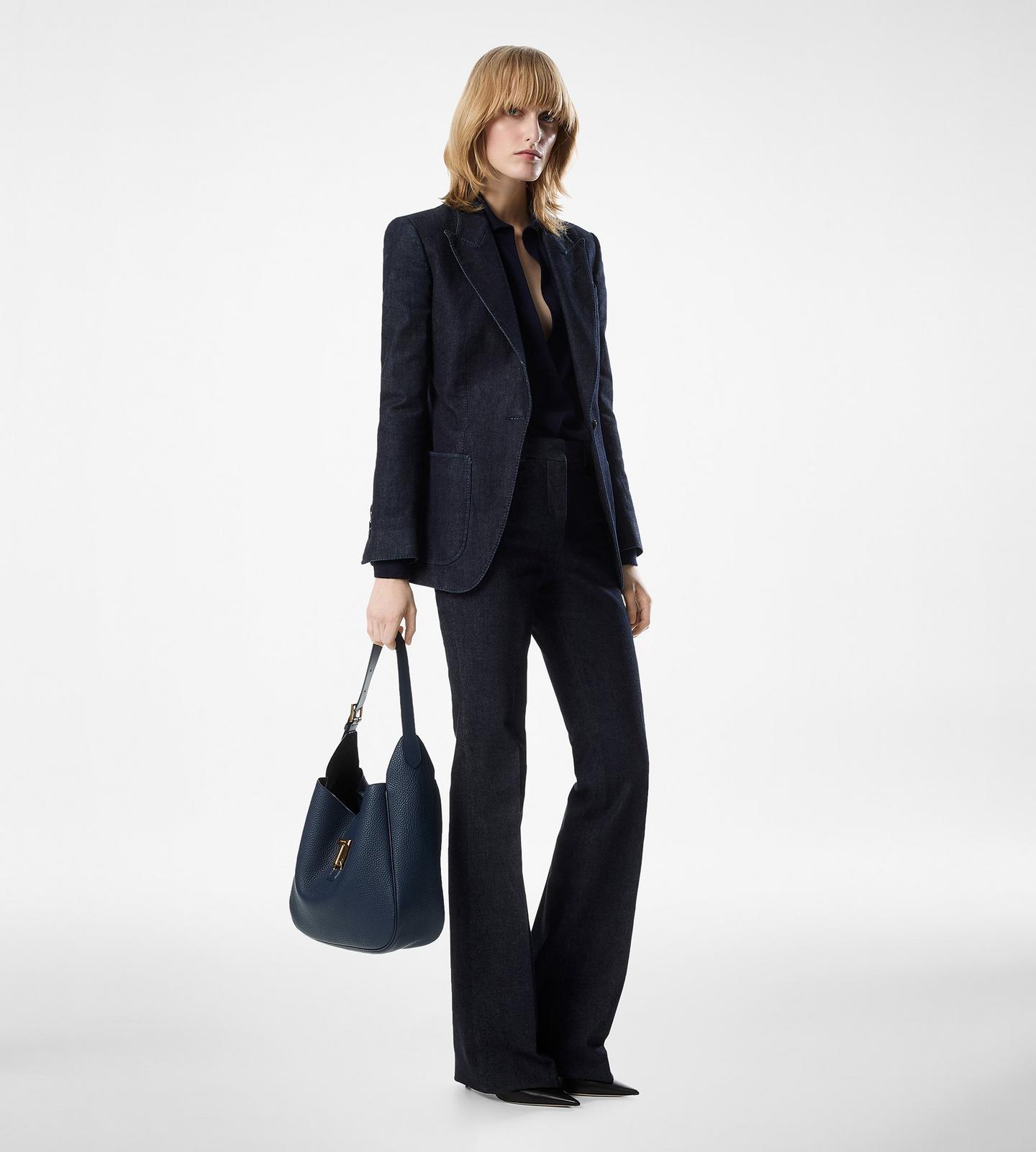 SINGLE BREASTED PEAK LAPEL JACKET