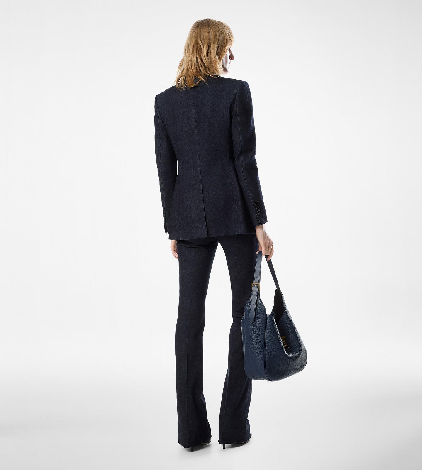 SINGLE BREASTED PEAK LAPEL JACKET