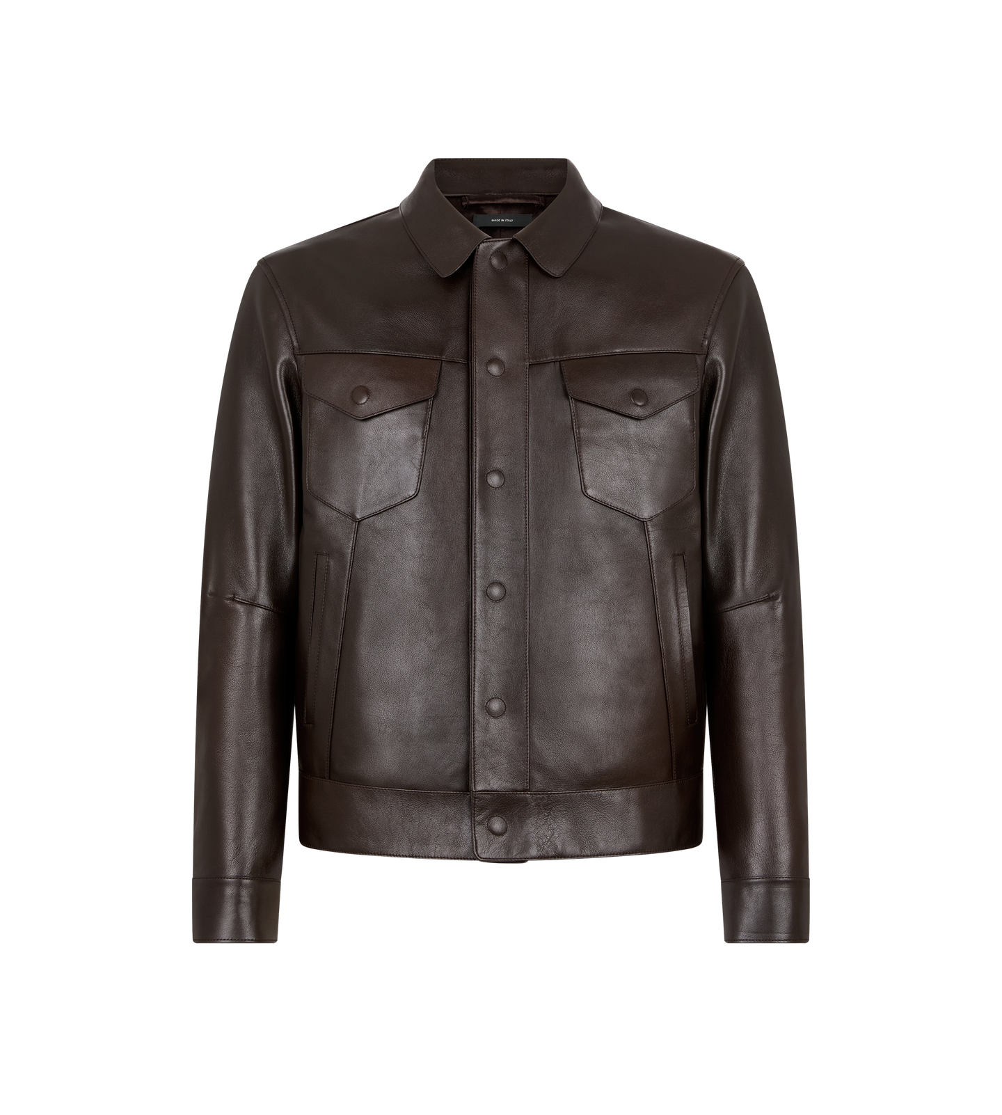BUFFALO GRAIN LEATHER WESTERN JACKET