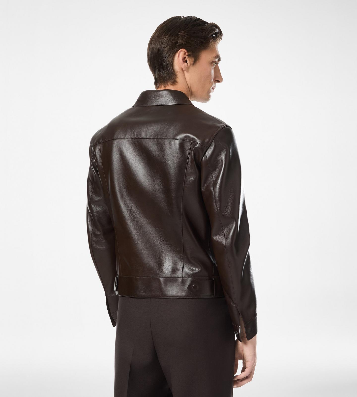 BUFFALO GRAIN LEATHER WESTERN JACKET