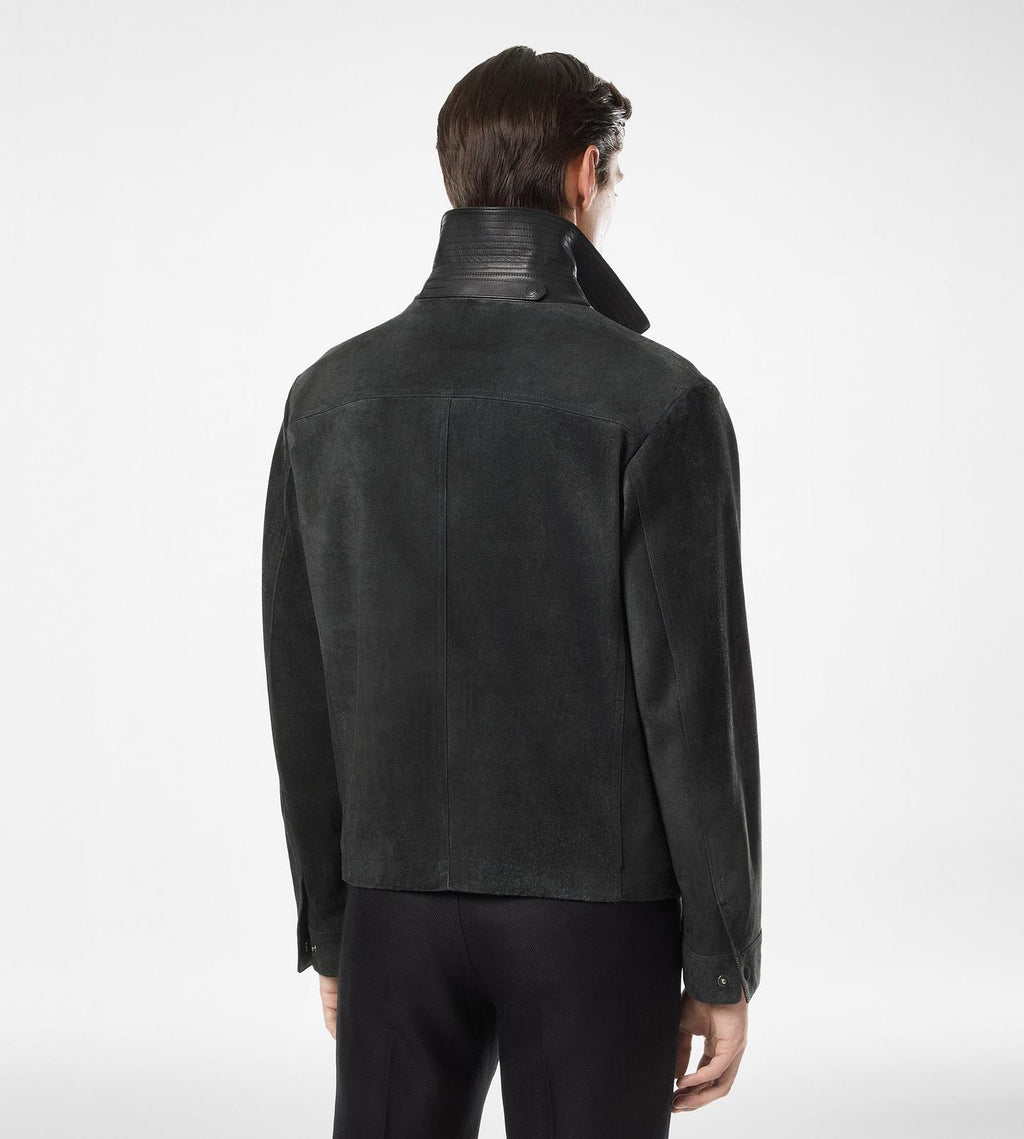 BRUSHED SUEDE WORKWEAR JACKET