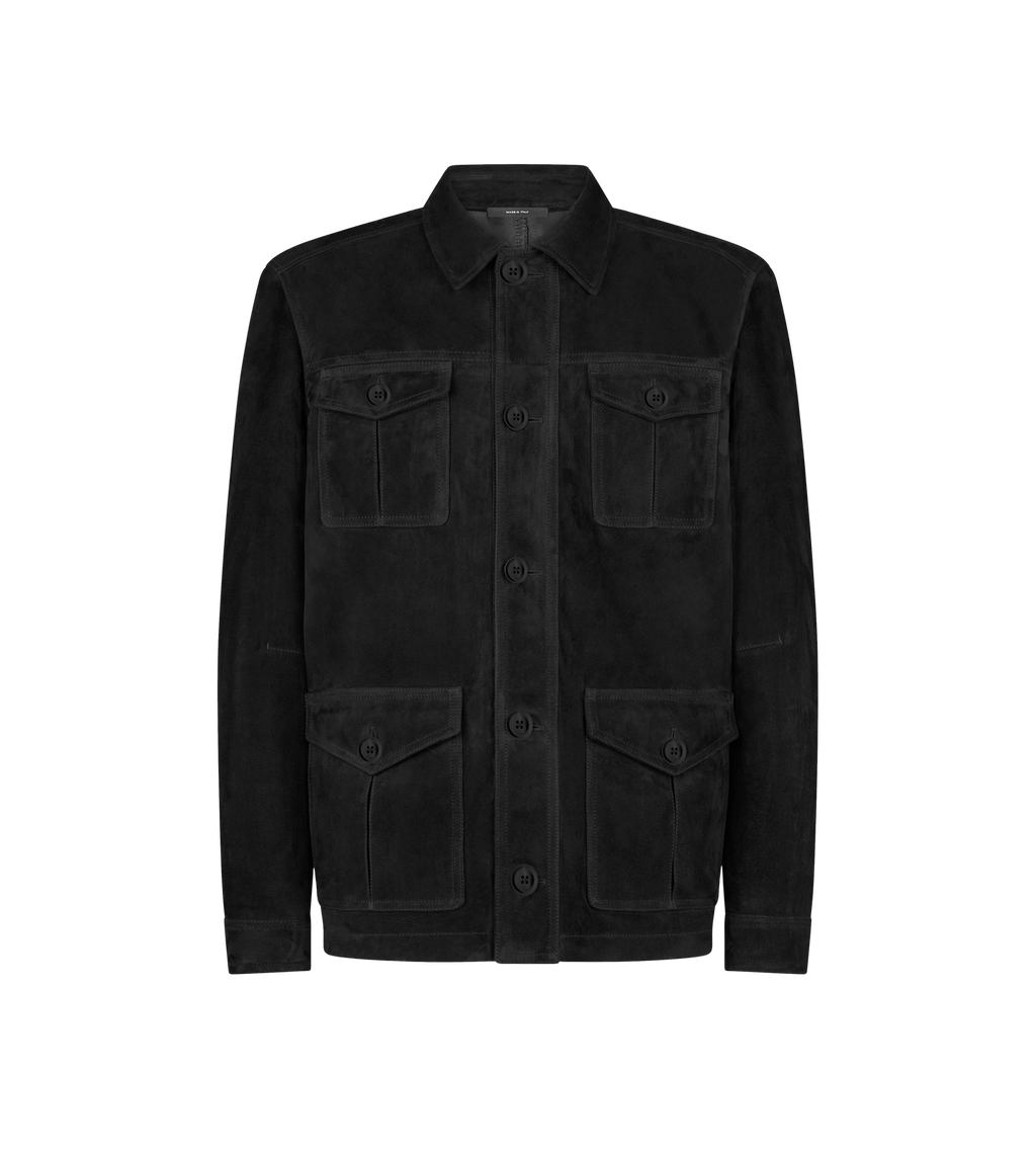 SUEDE FOUR POCKET JACKET