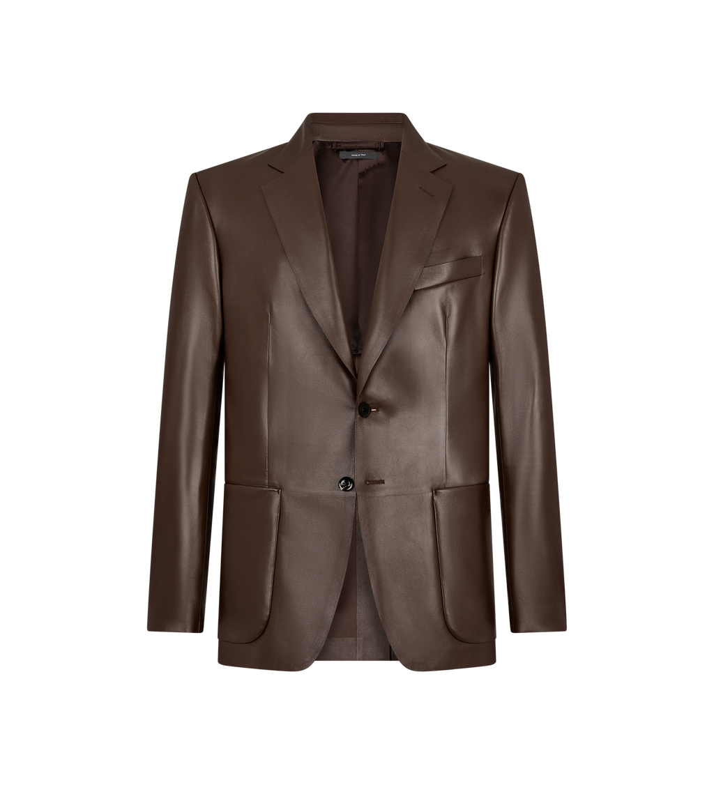 SOFT NAPPA PLONGE SARTORIAL BLAZER