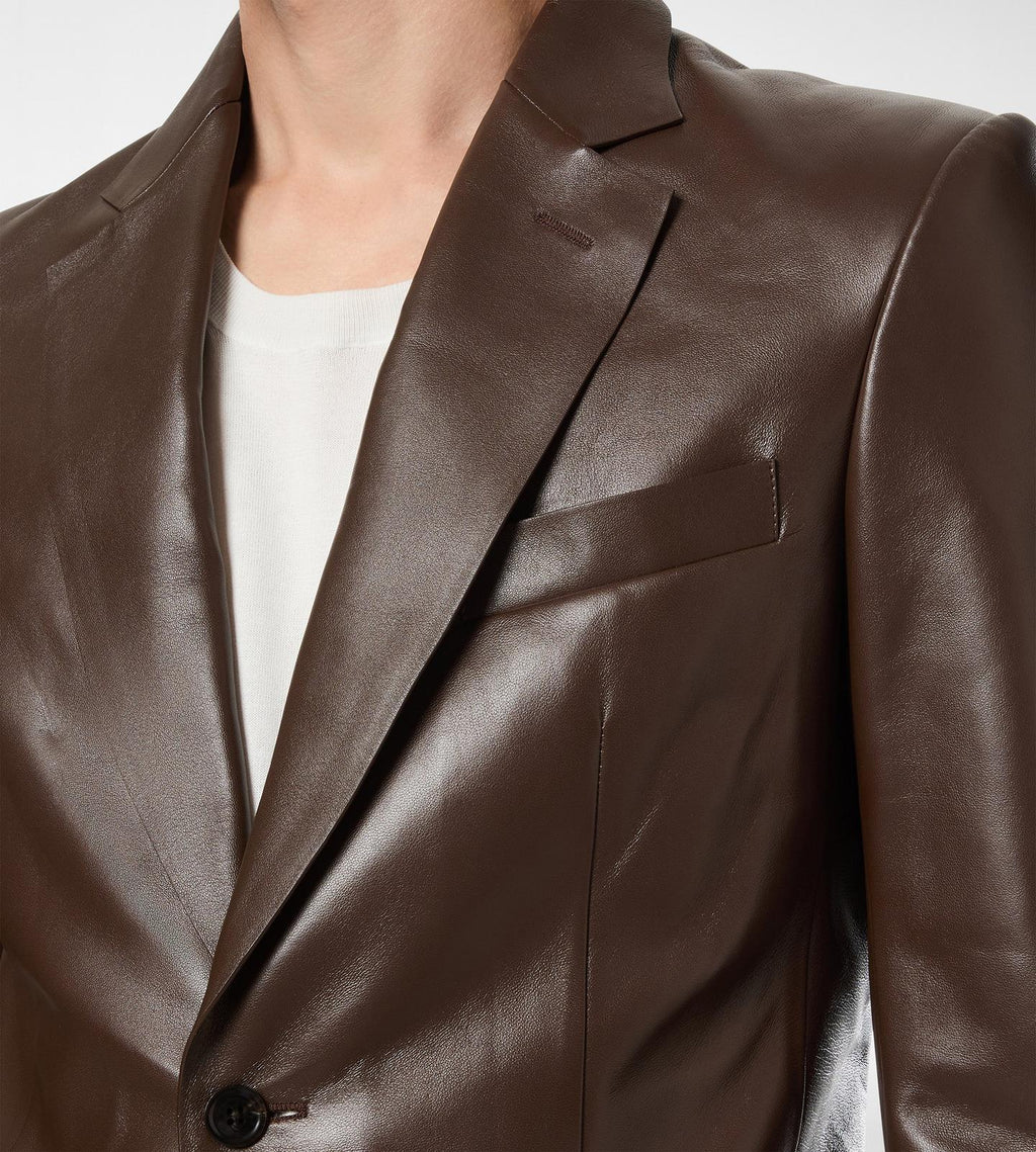 SOFT NAPPA PLONGE SARTORIAL BLAZER