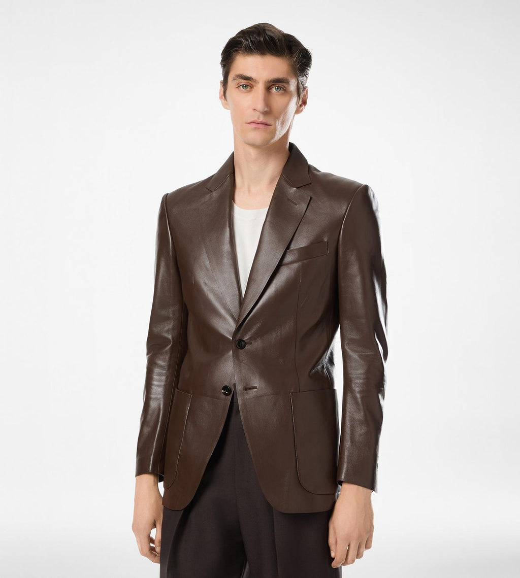 SOFT NAPPA PLONGE SARTORIAL BLAZER