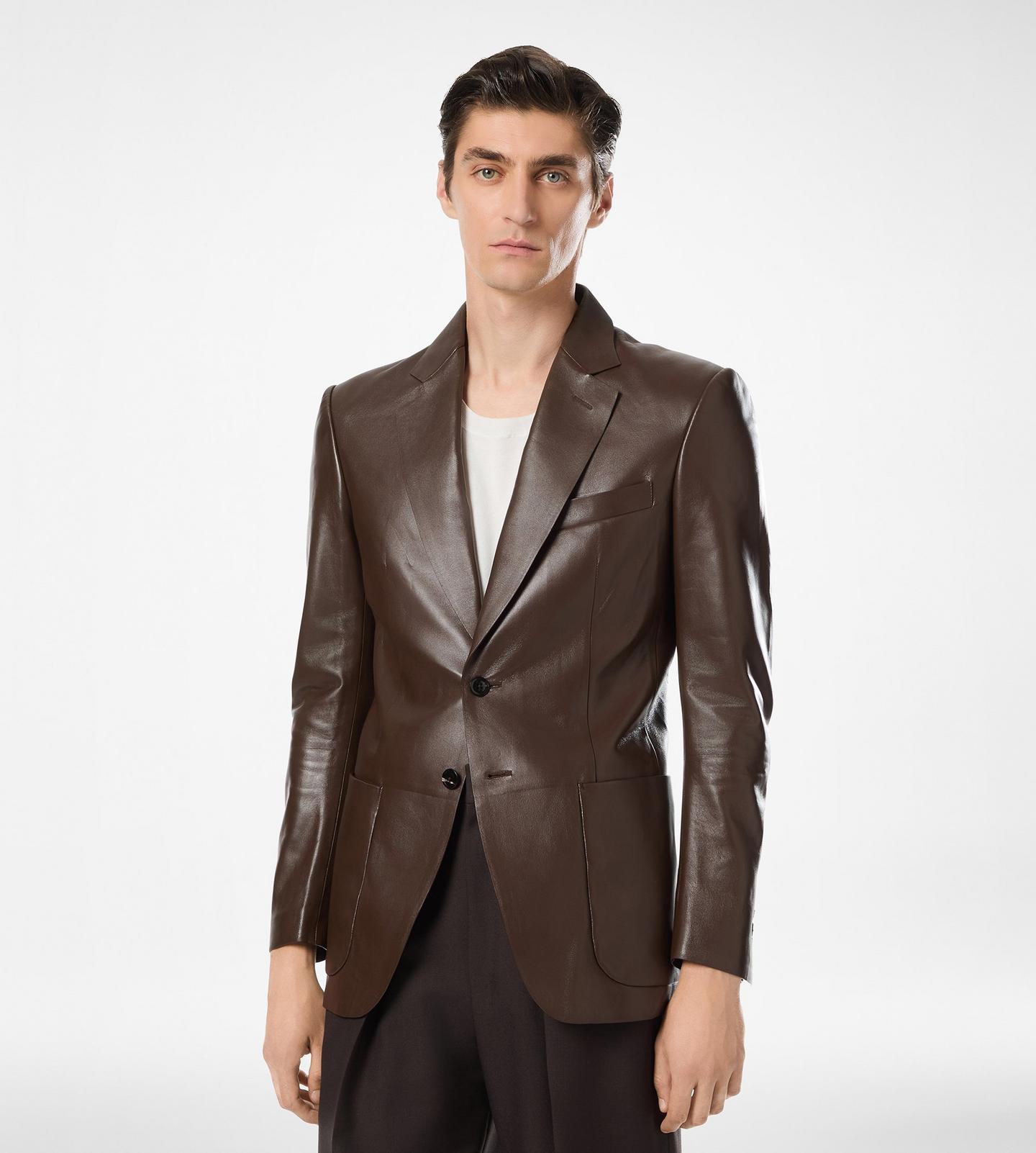 SOFT NAPPA PLONGE SARTORIAL BLAZER