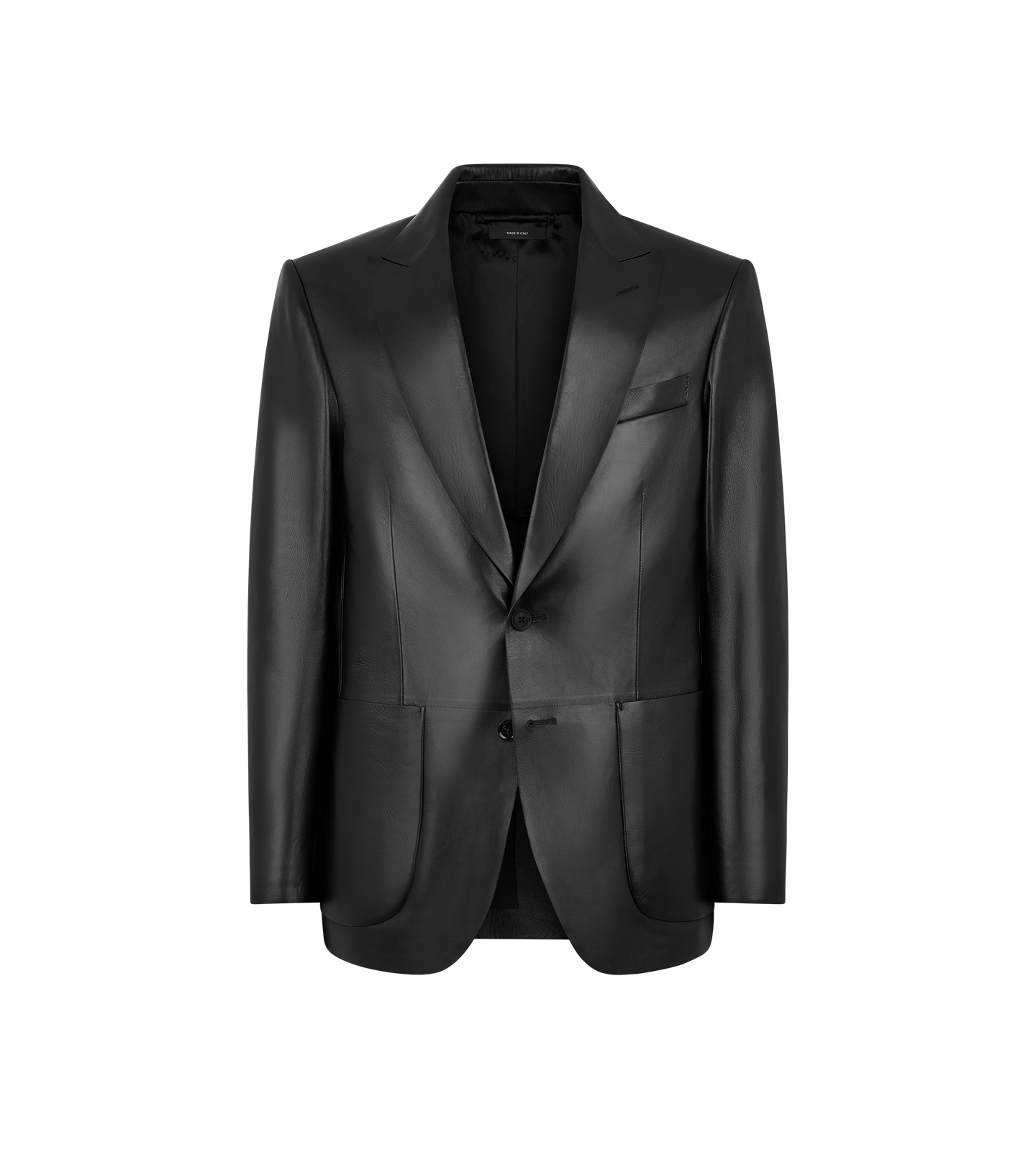 BUTTERY LEATHER BONDED BLAZER