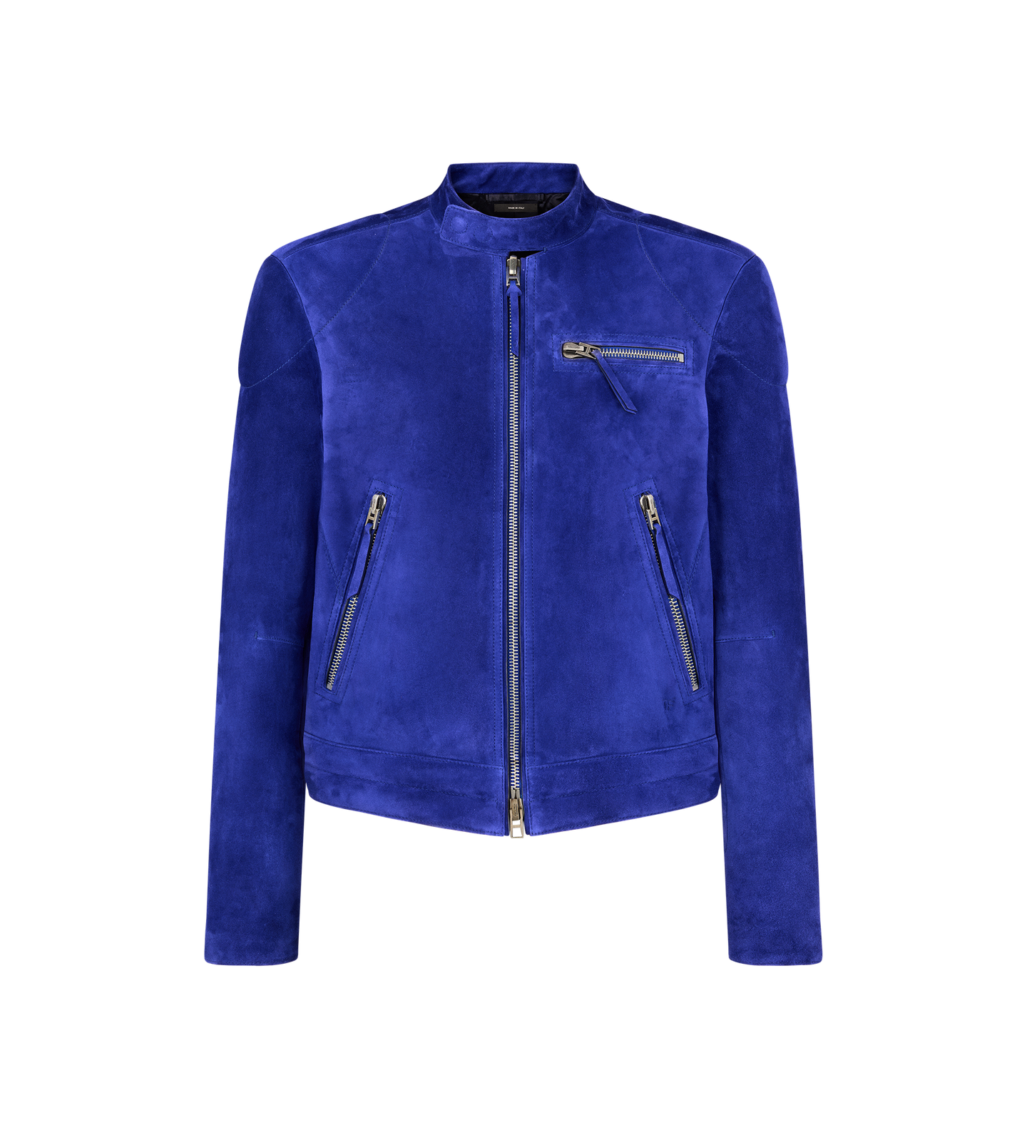 CASHMERE SUEDE BIKER