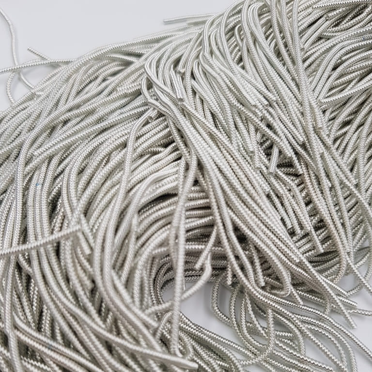 Spiral French Wire, 1.5 mm diameter, Silver Color, K1184
