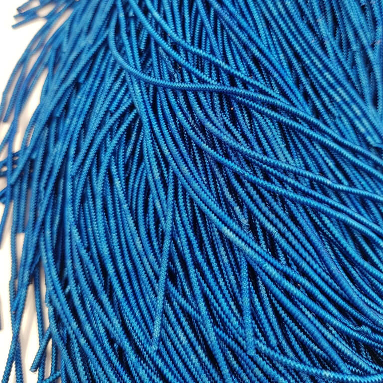 Spiral French Wire, 1.5 mm diameter, Deep Blue Color, K4755