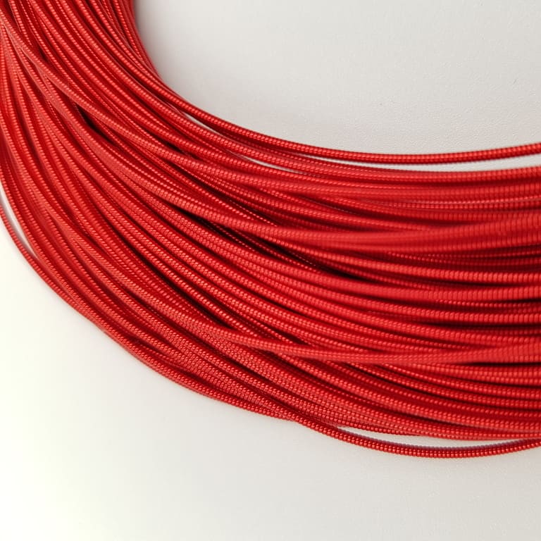 Stiff French Wire Red Color 1-1.25 mm thickness KS6147