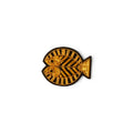Macon & Lesquoy Black and gold Pisces zodiac brooch - Fish
