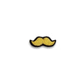 Brooch - Golden Moustache