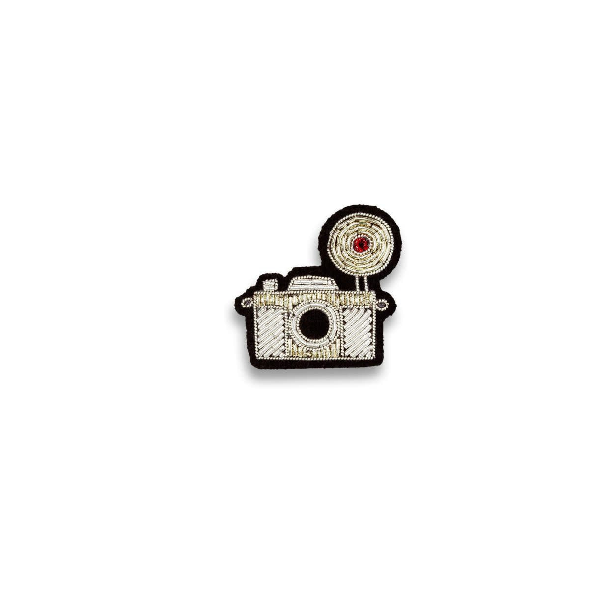 Brooch - Silver Camera