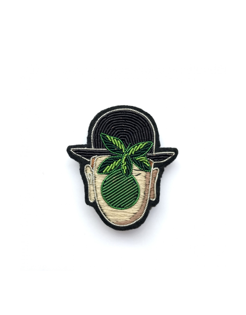 Brooch - Magritte - The Son of Man