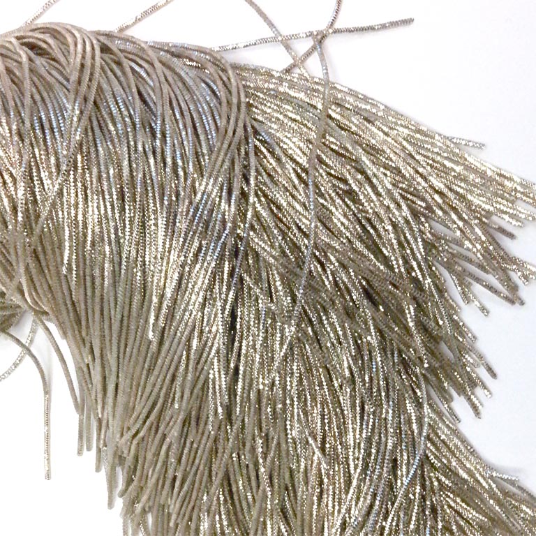 Bullion Wire French Wire Goldwork Embroidery Bullion Metallic thread Cornsilk color K5009