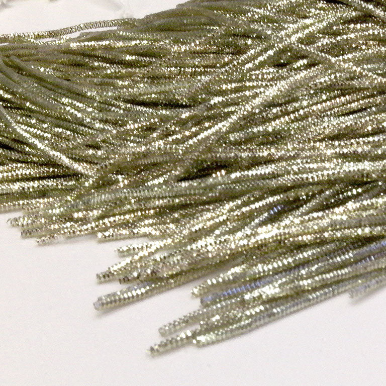 Bullion Wire French Wire Goldwork Embroidery Bullion Metallic thread Cornsilk color K5009