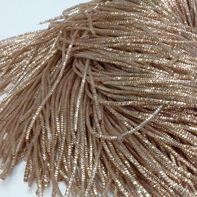 Bullion Wire French Wire Goldwork Embroidery Bullion Metallic thread Burlywood color K5010