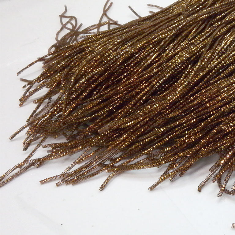 Bullion Wire French Wire Goldwork Embroidery Bullion Metallic thread Smokey Topaz K5011