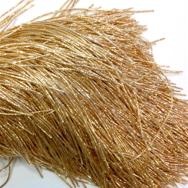 Bullion Wire French Wire Goldwork Embroidery Bullion Metallic thread Wheat K5012