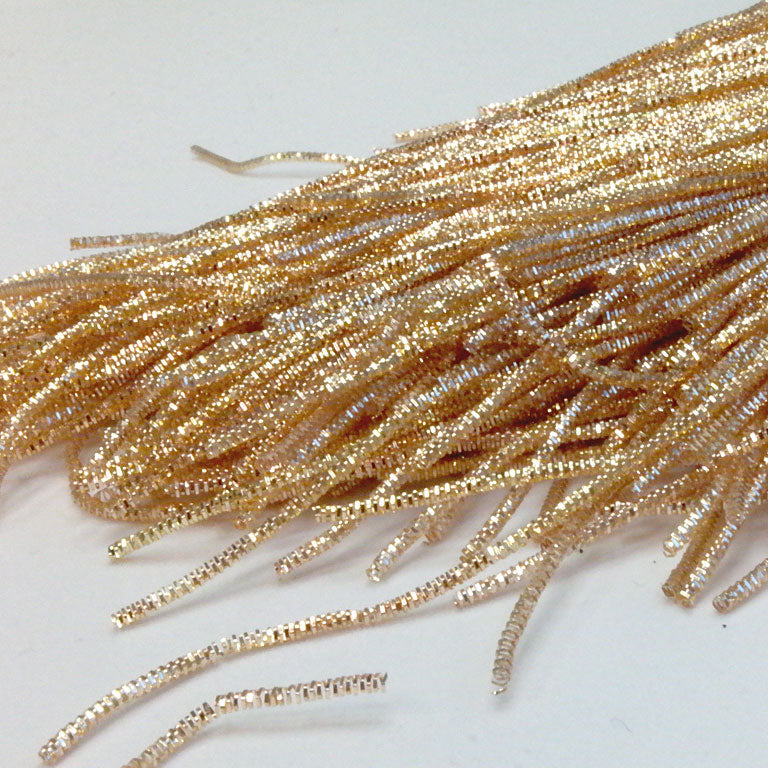 Bullion Wire French Wire Goldwork Embroidery Bullion Metallic thread Wheat K5012
