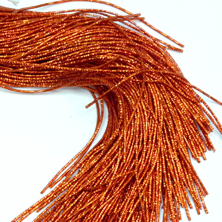 Bullion Wire French Wire Goldwork Embroidery Bullion Metallic thread Red Orange K5016
