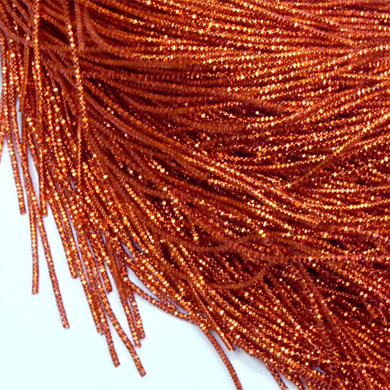 Bullion Wire French Wire Goldwork Embroidery Bullion Metallic thread Red Orange K5016