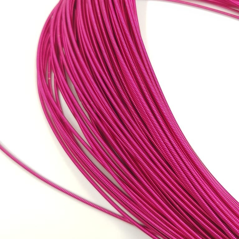 Stiff French Wire, 1-1.25mm diameter, Fuchsia Color, KS3044