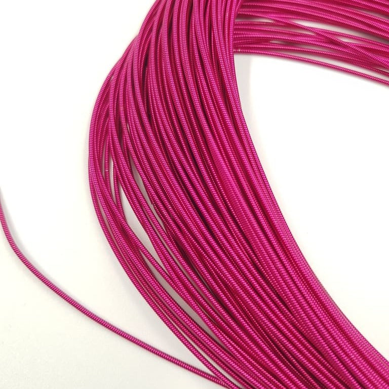 Stiff French Wire, 1-1.25mm diameter, Fuchsia Color, KS3044