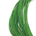 Stiff French Wire, 1-1,25mm diameter, Dark Green Color, KS7720
